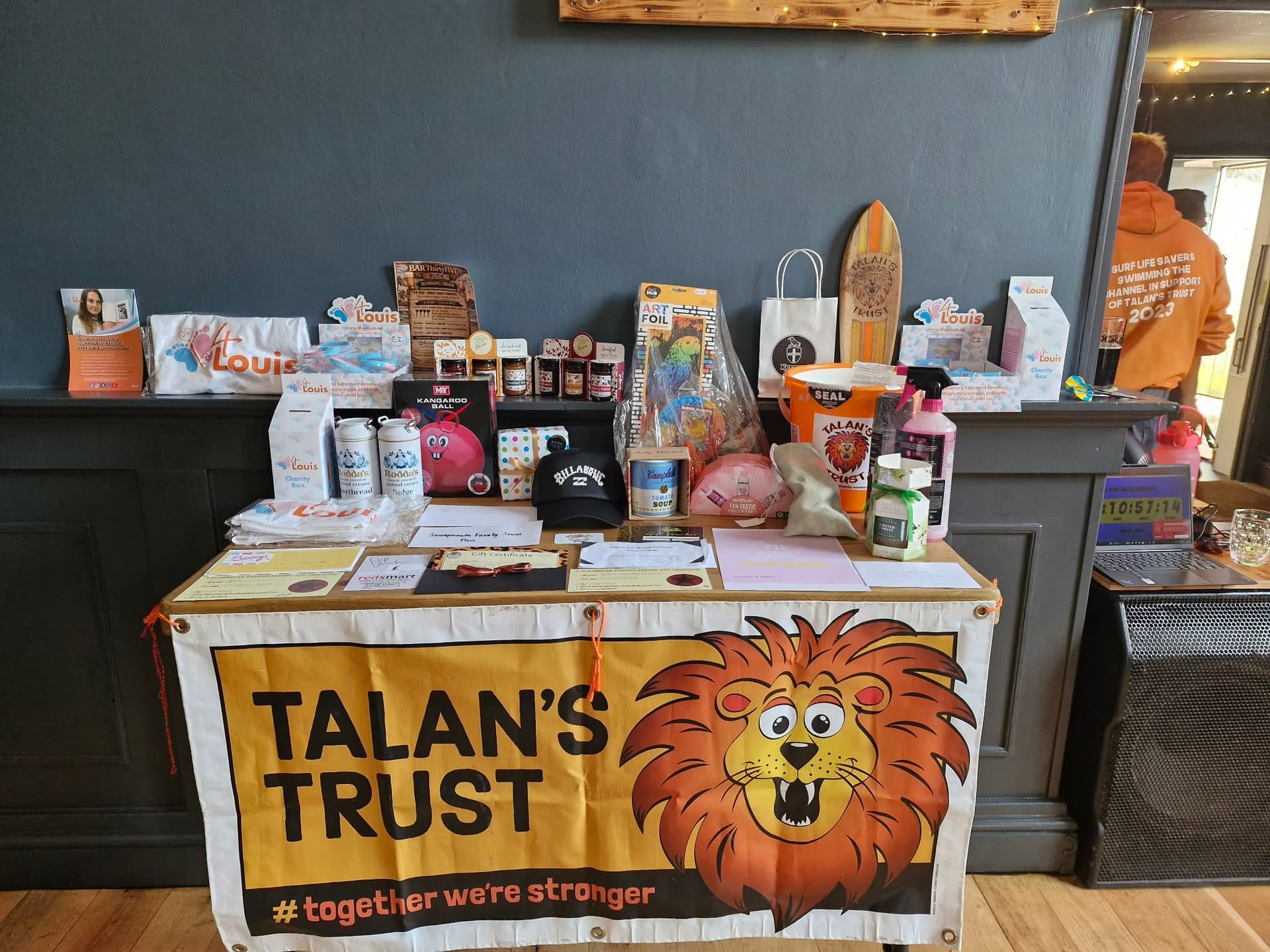 Charity Event Prize Table